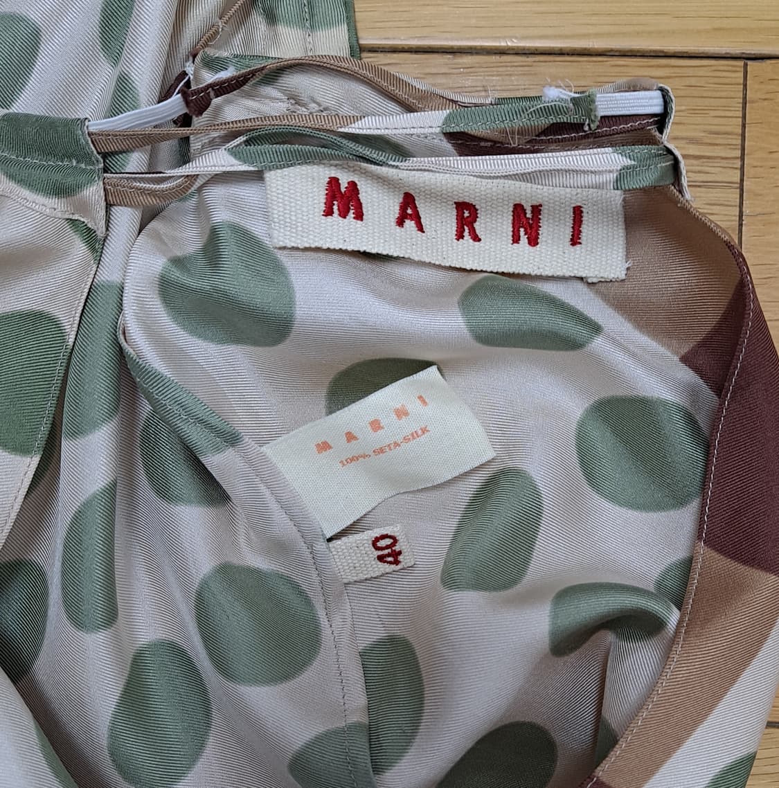 MARNI 여성 실크 점프수트 40 XS 상품이미지4