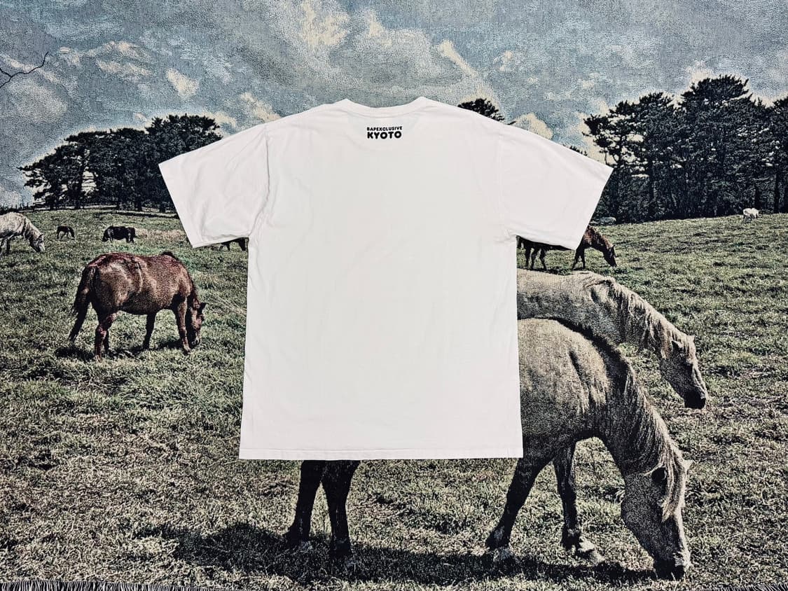 베이프 베이비 마일로 교토 오버핏 티셔츠 상품이미지5