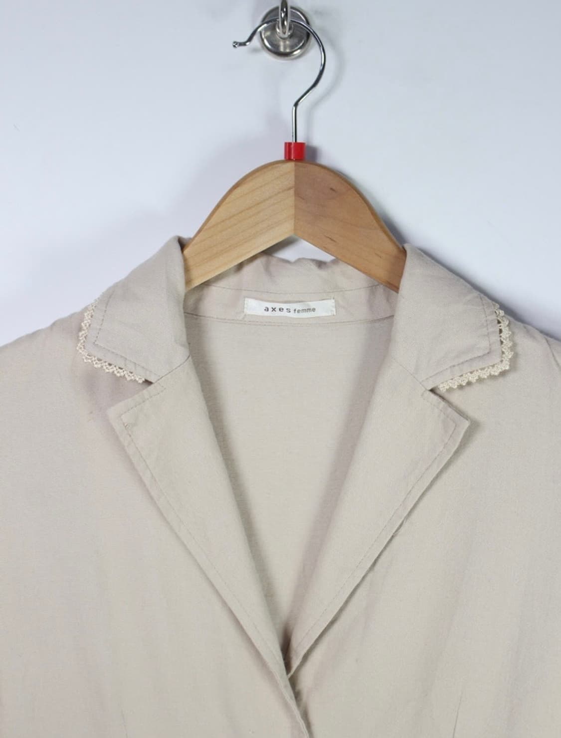 Axes femme 악시즈팜 베이지 레이스 자켓 상품이미지2