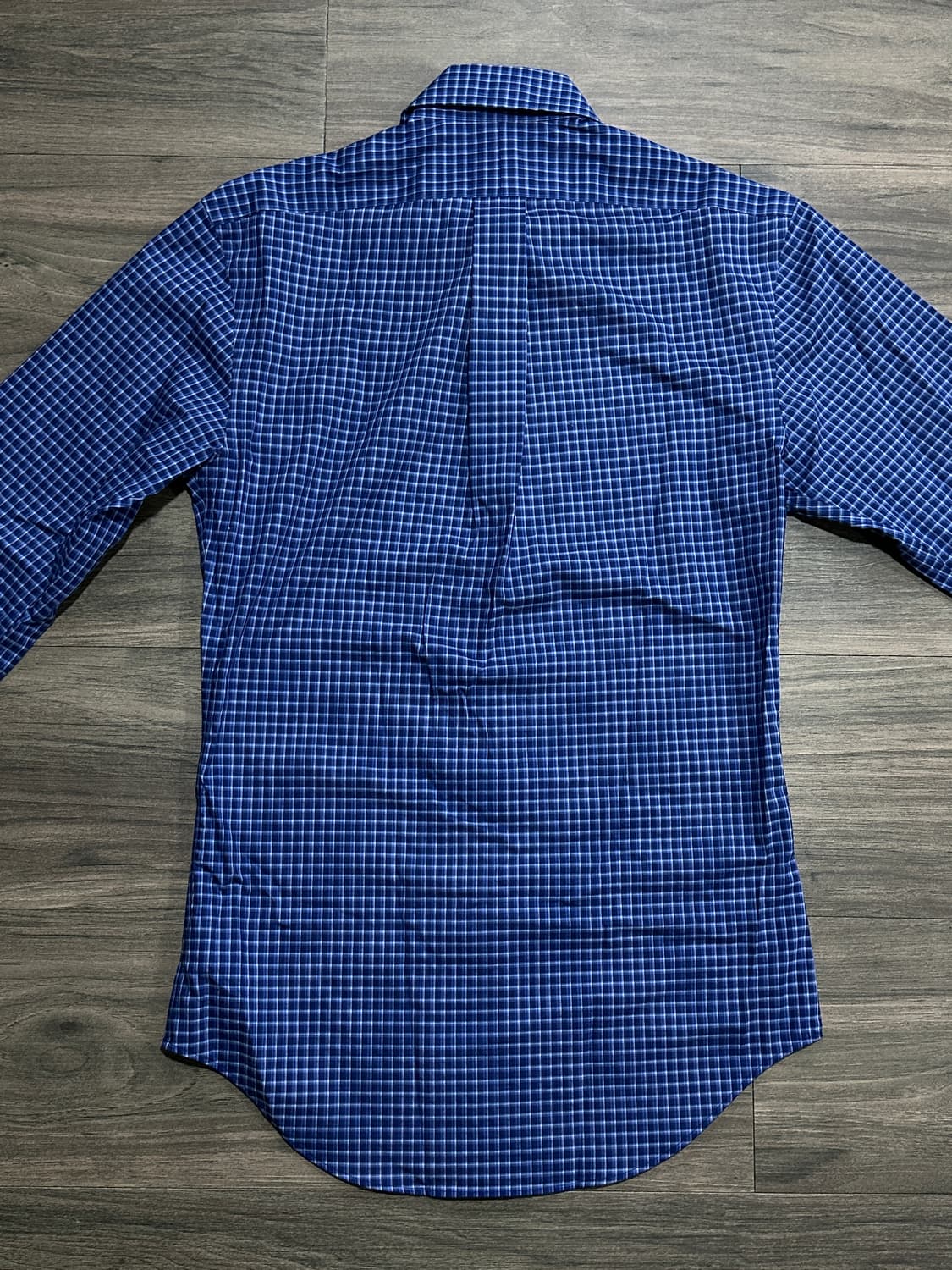 폴로 랄프로렌 블루 체크 셔츠 상품이미지4