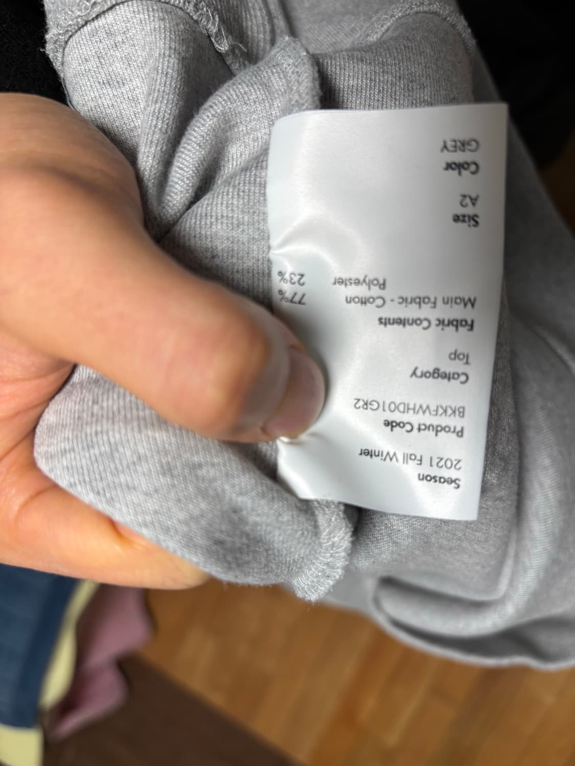 [A2] 메종키츠네 아더에러 폭스 후드 그레이 상품이미지5