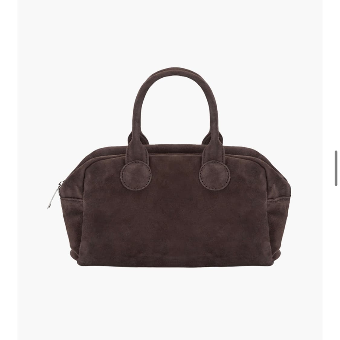 Soft bowling_choco brown suede 상품이미지1