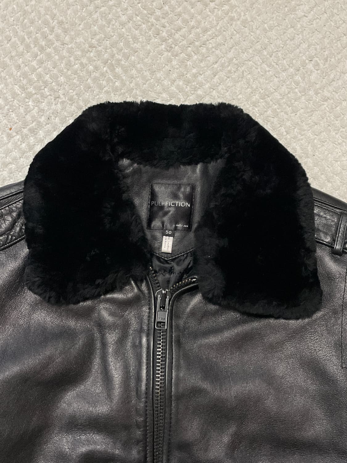 PULF FICTION 레더파크 웨스턴 무드 양가죽 G-1 레더 자켓 상품이미지4