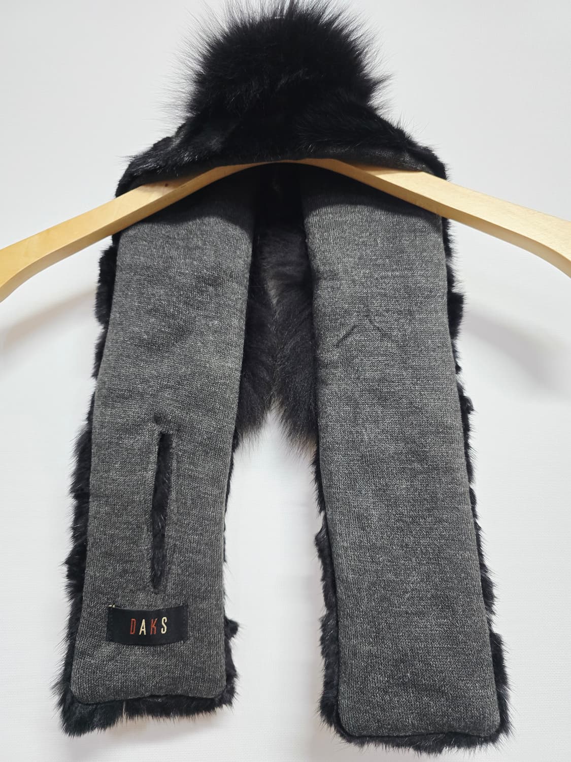 닥스 밍크 폭스블랙  퍼 목도리 상품이미지5