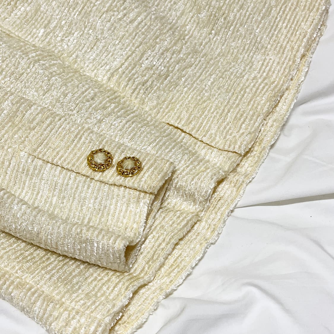 빈티지 ) 아이보리 그레이퍼 셋업 상품이미지7