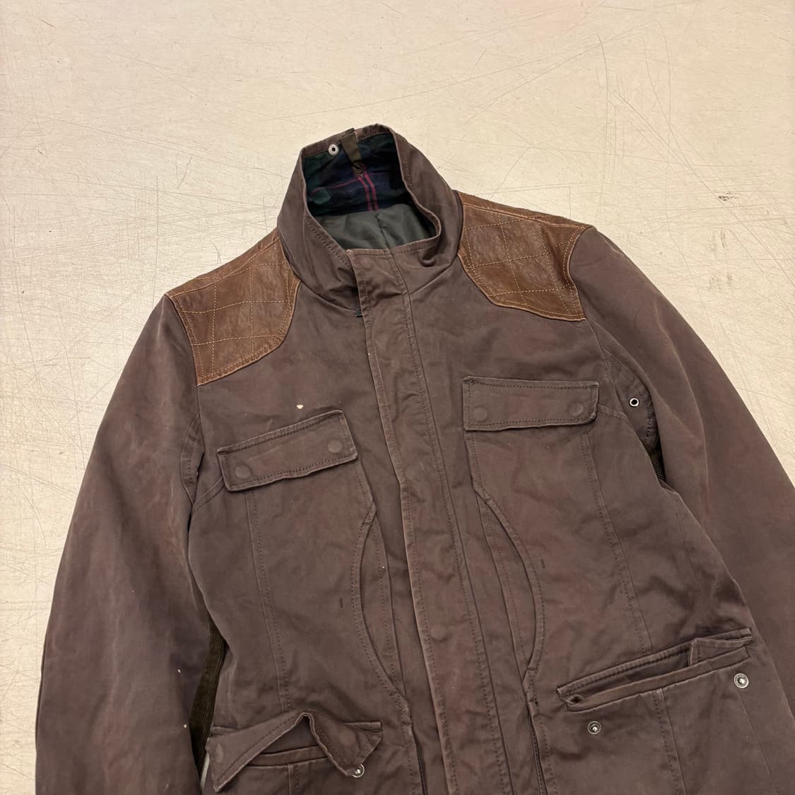 시스템 브라운 헌팅 자켓 상품이미지2