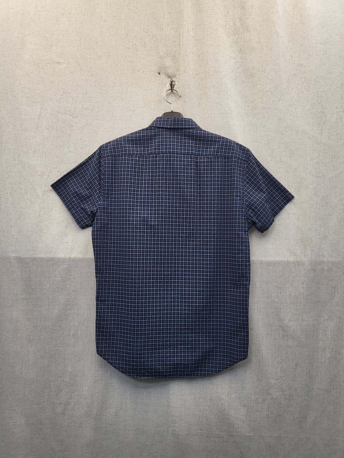 Theory 남성 체크 반팔 셔츠 상품이미지2