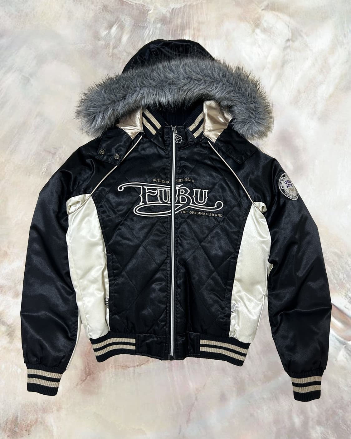 FUBU 배색 후드 봄버 점퍼자켓 상품이미지1
