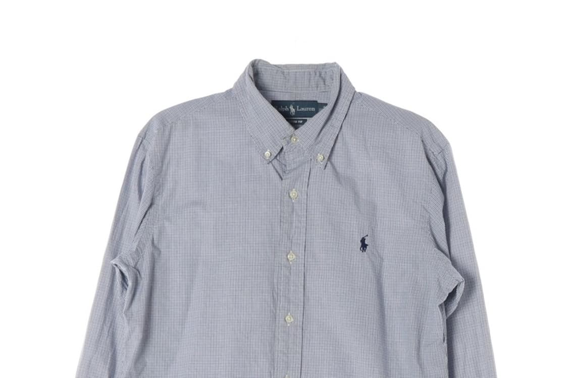 랄프로렌 커스텀핏 깅엄 체크 셔츠 상품이미지3