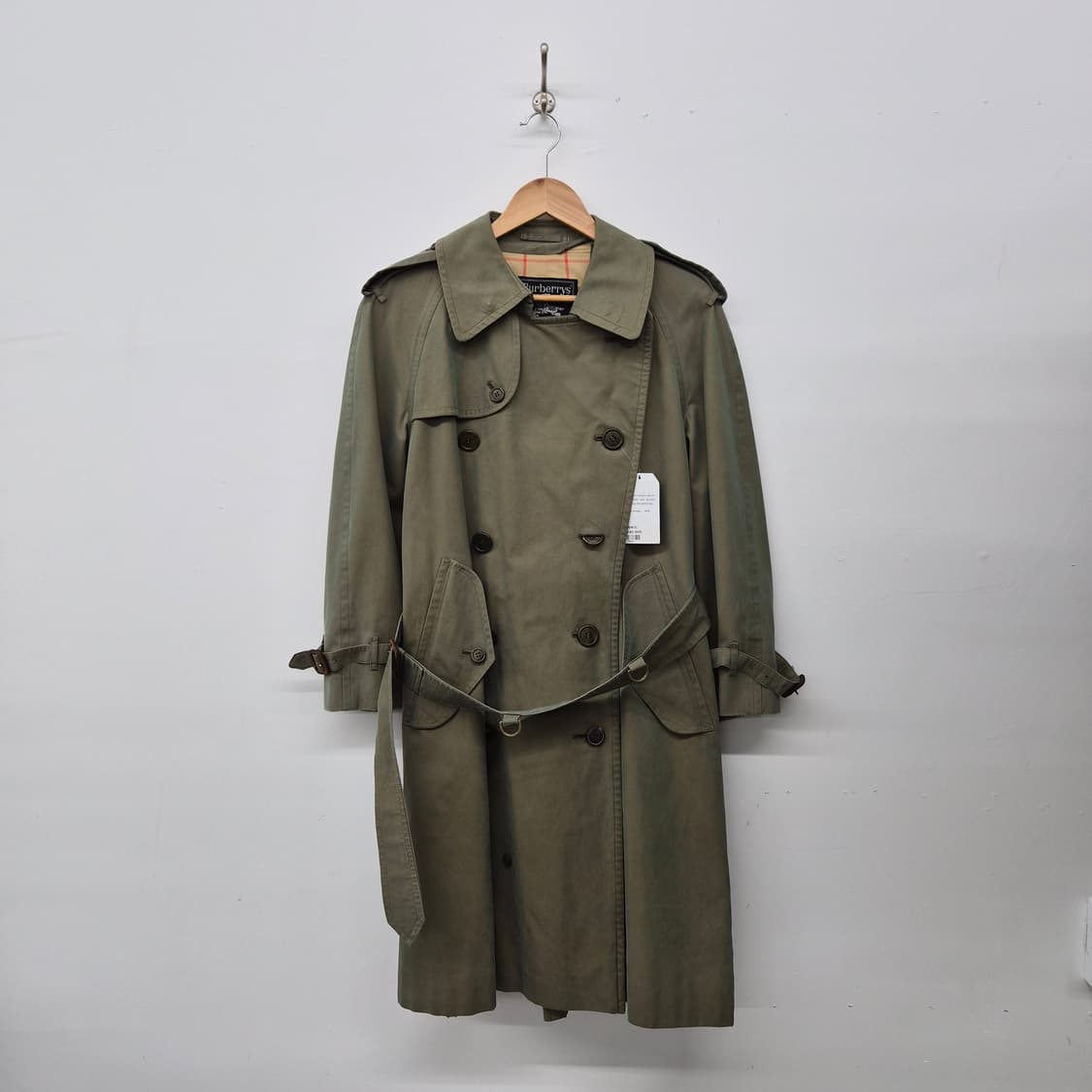 버버리 트렌치 코트 카키색 남녀공용 M 상품이미지1