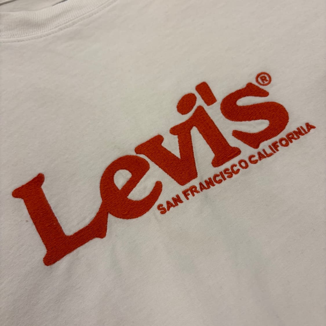 [L] 리바이스 자수 로고 반팔 티셔츠 D892 상품이미지4
