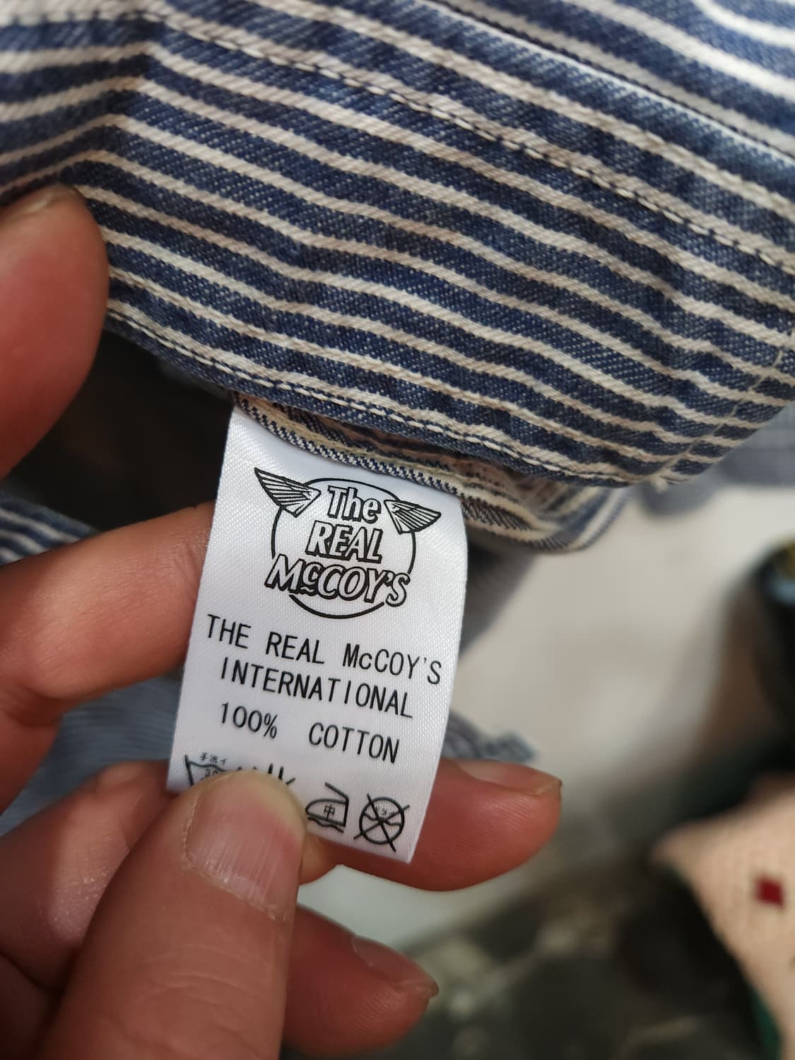 리얼맥코이 buco 체인스티치자수 히코리 데님 워크셔츠

 상품이미지6