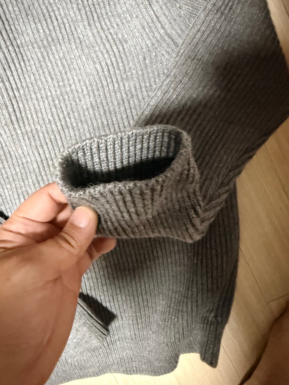 안데르센안데르센 ANDERSEN 네이비 터틀넥 상품이미지3