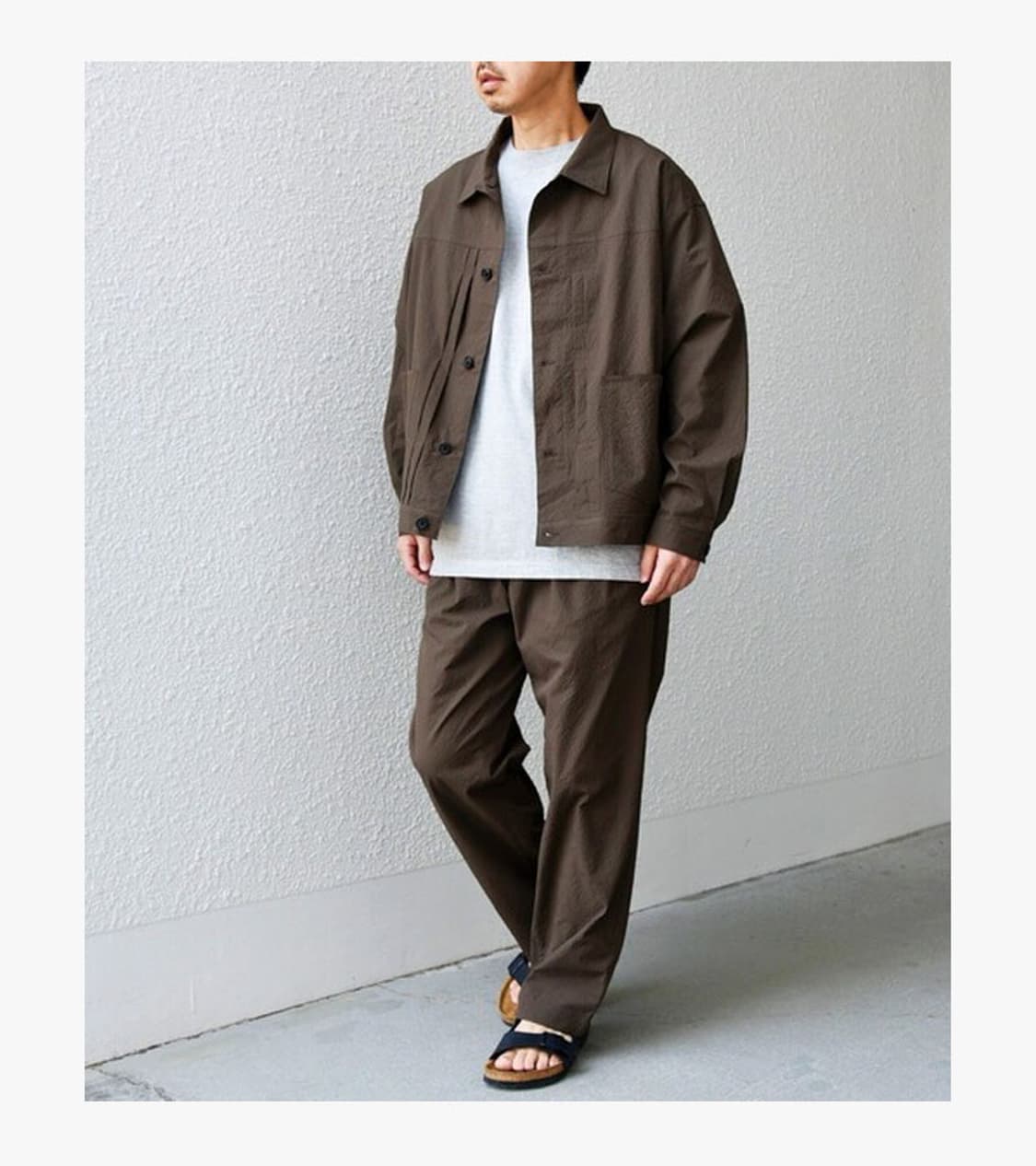 SHIPS ANY - SEERSUCKER TRUCKER JACKET 상품이미지3