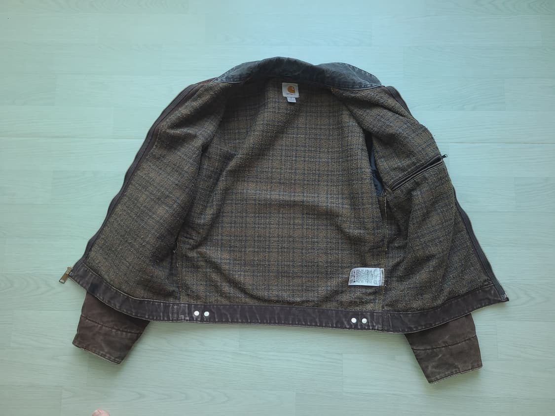 칼하트 j97 dkb 다크브라운 디트로이트 자켓 상품이미지2