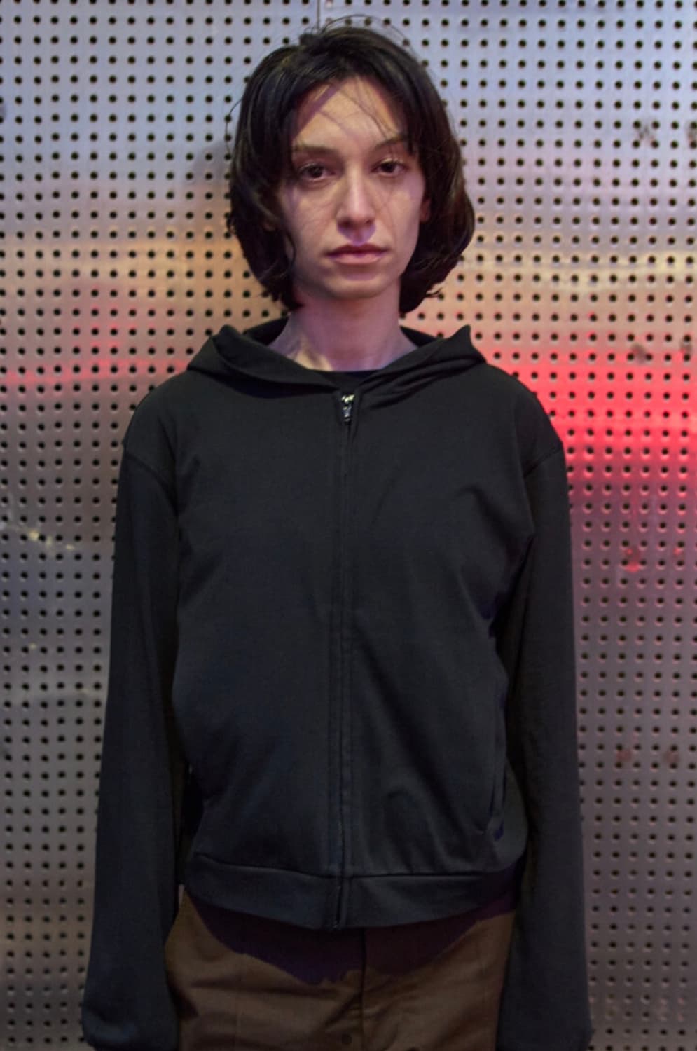 lounge hoodzipup 2size ( black ) 상품이미지1