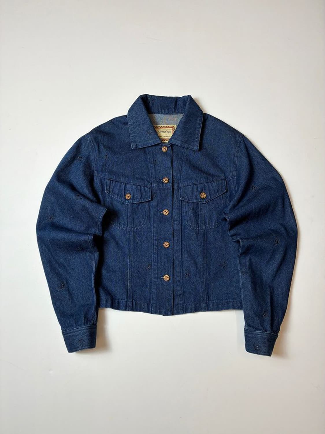 Pyumosso 00's 재팬 자수 디테일 데님 트러커 자켓 PN8548 상품이미지1
