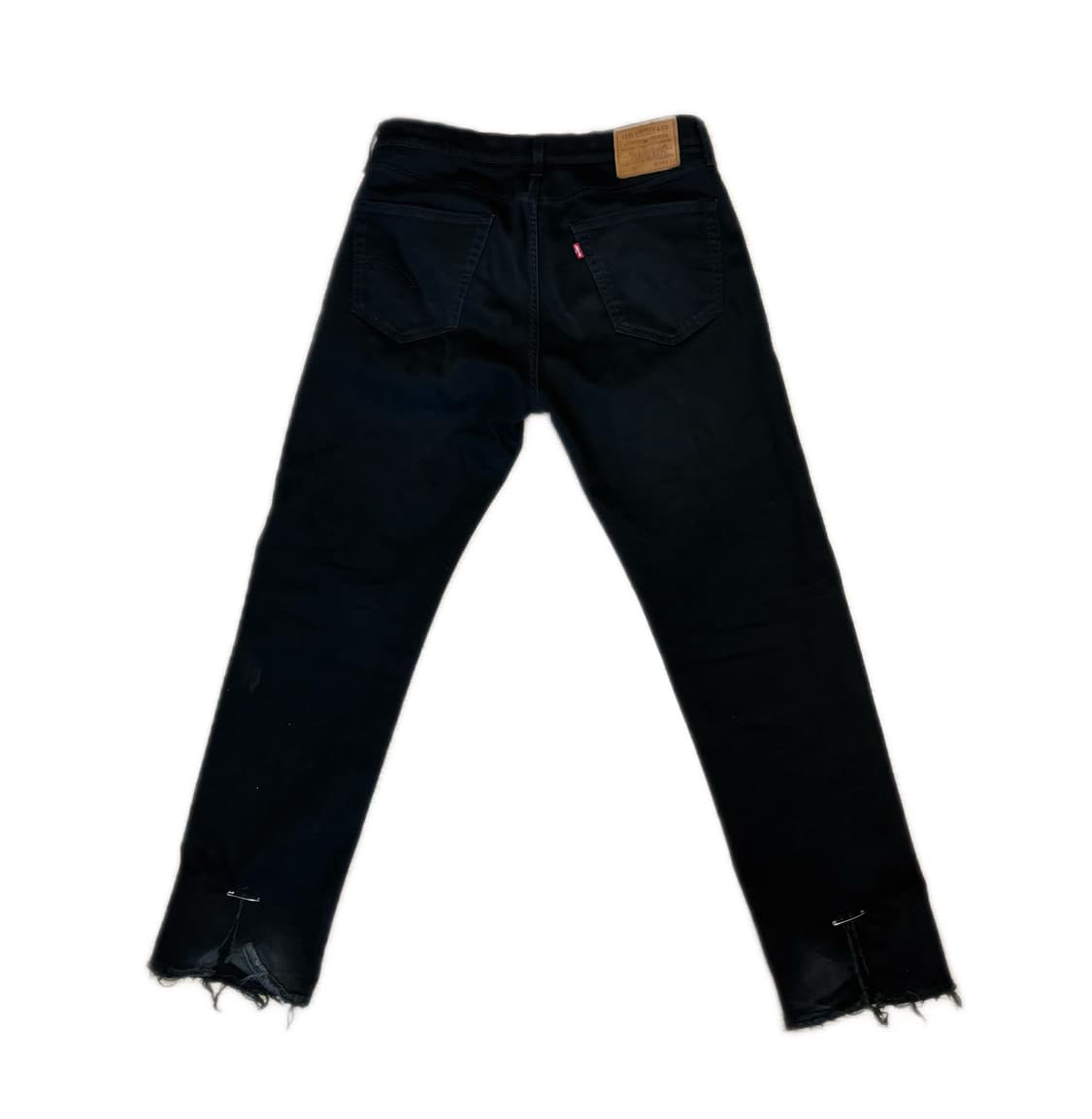 levis 505 W34 L32 부츠컷 데미지 커스텀 상품이미지2