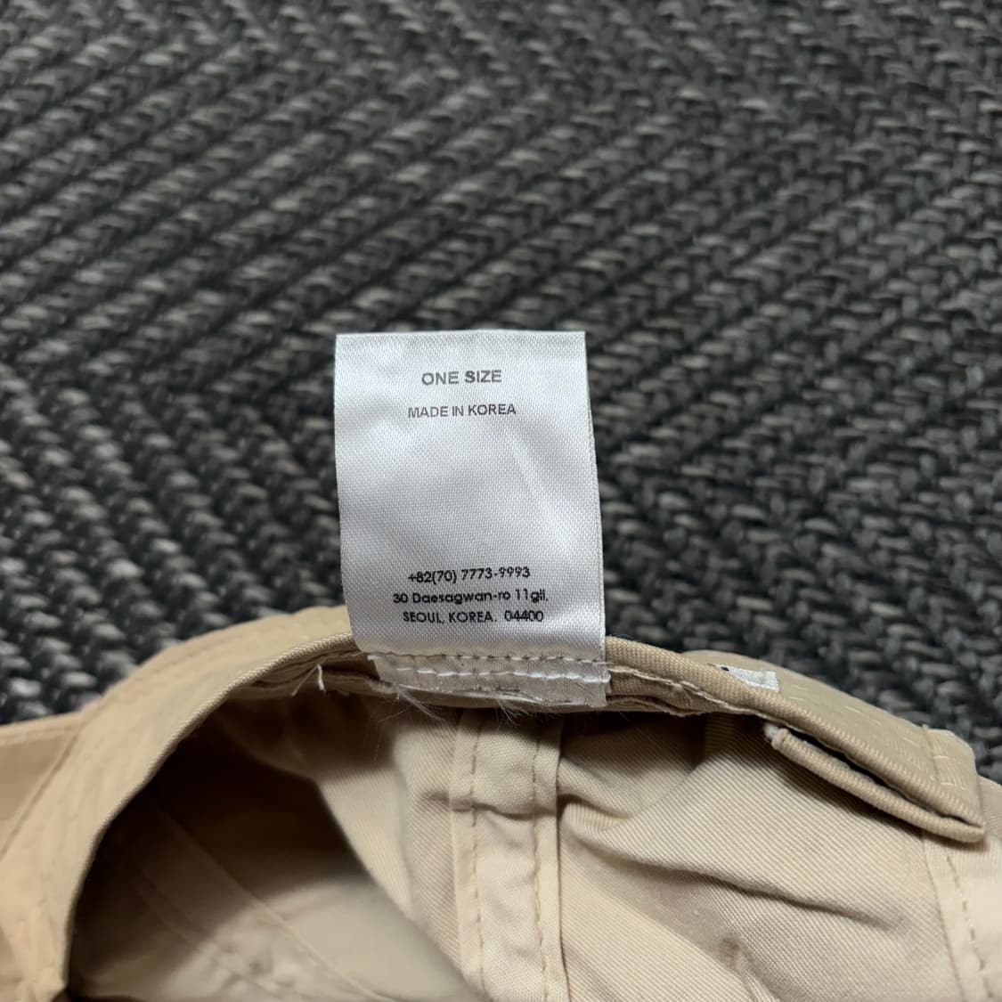 마르디 메크르디 ALUMNI CLASSIQUE 베이지 볼캡(OS) 상품이미지4