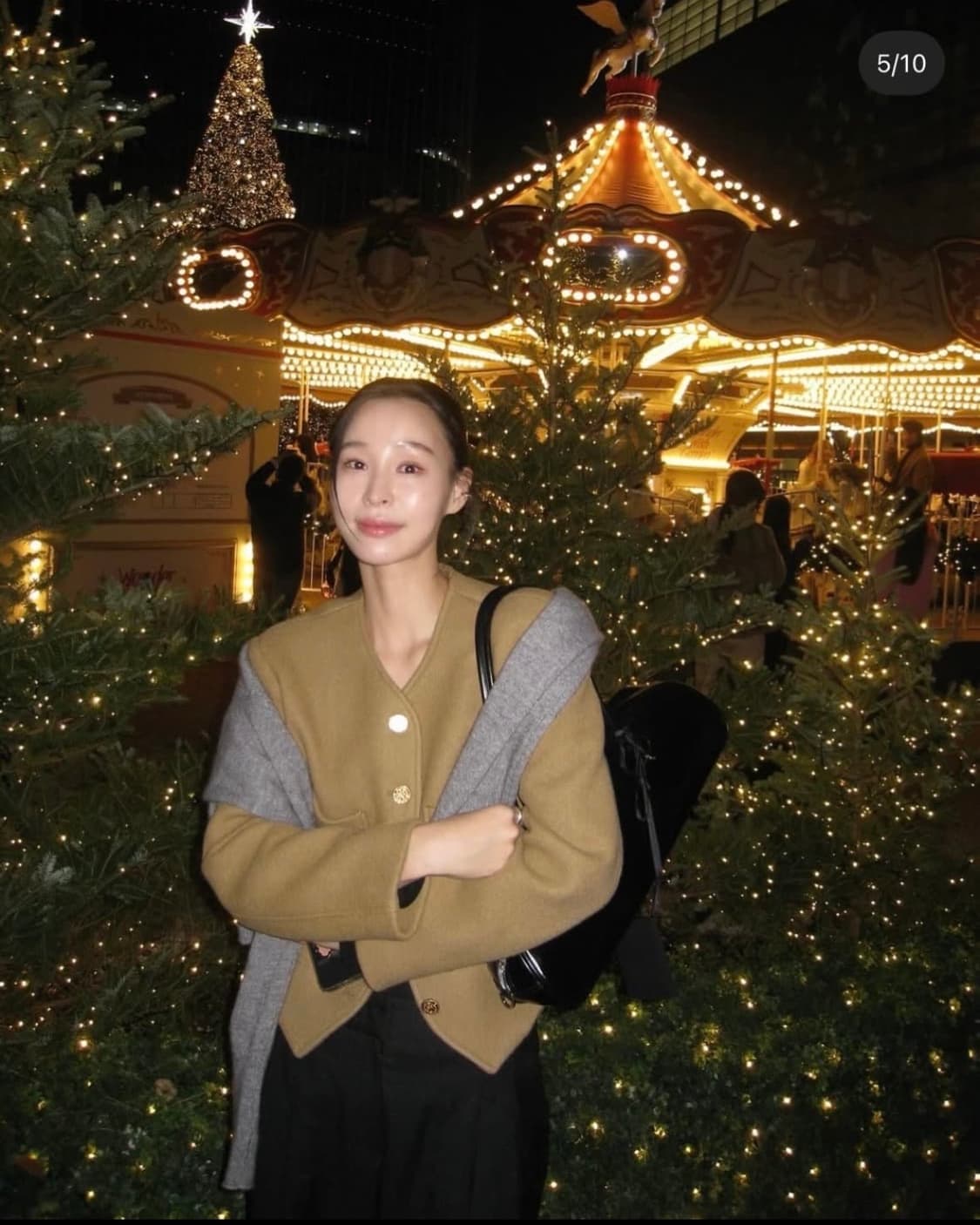 메종마레 워시드 울 싱글 자켓 카멜 상품이미지2