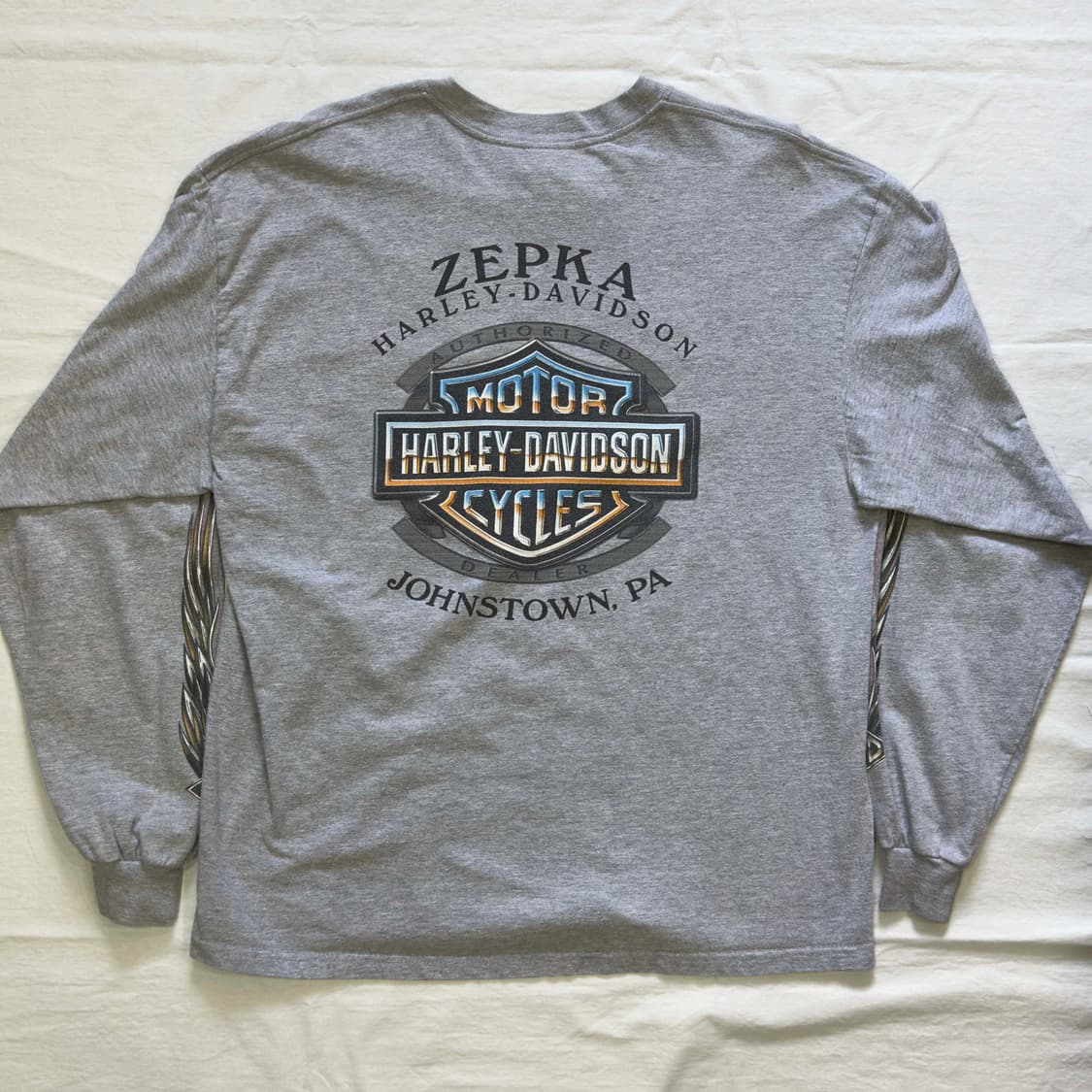 할리데이비슨 롱슬리브 긴팔 티셔츠 USA 상품이미지7