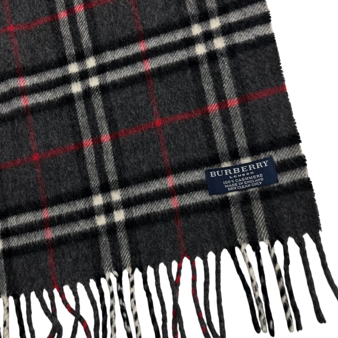 버버리 그레이 노바체크 캐시미어 머플러 상품이미지5