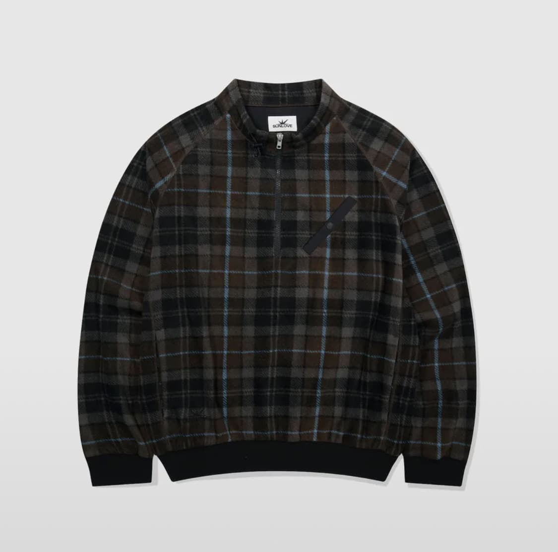 썬러브 sunlove 체크 플리스 풀오버 XL  상품이미지1