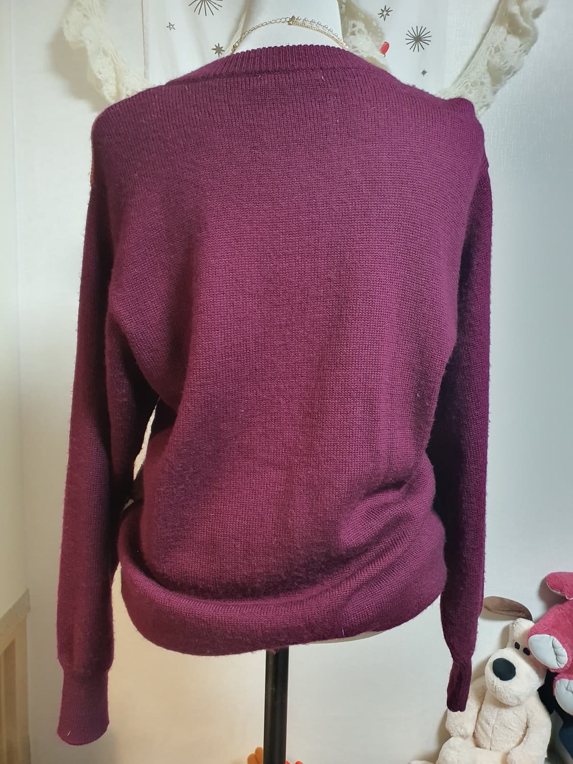 [모리걸] 빈티지 플라워 자수 가디건 일본빈티지 상품이미지3