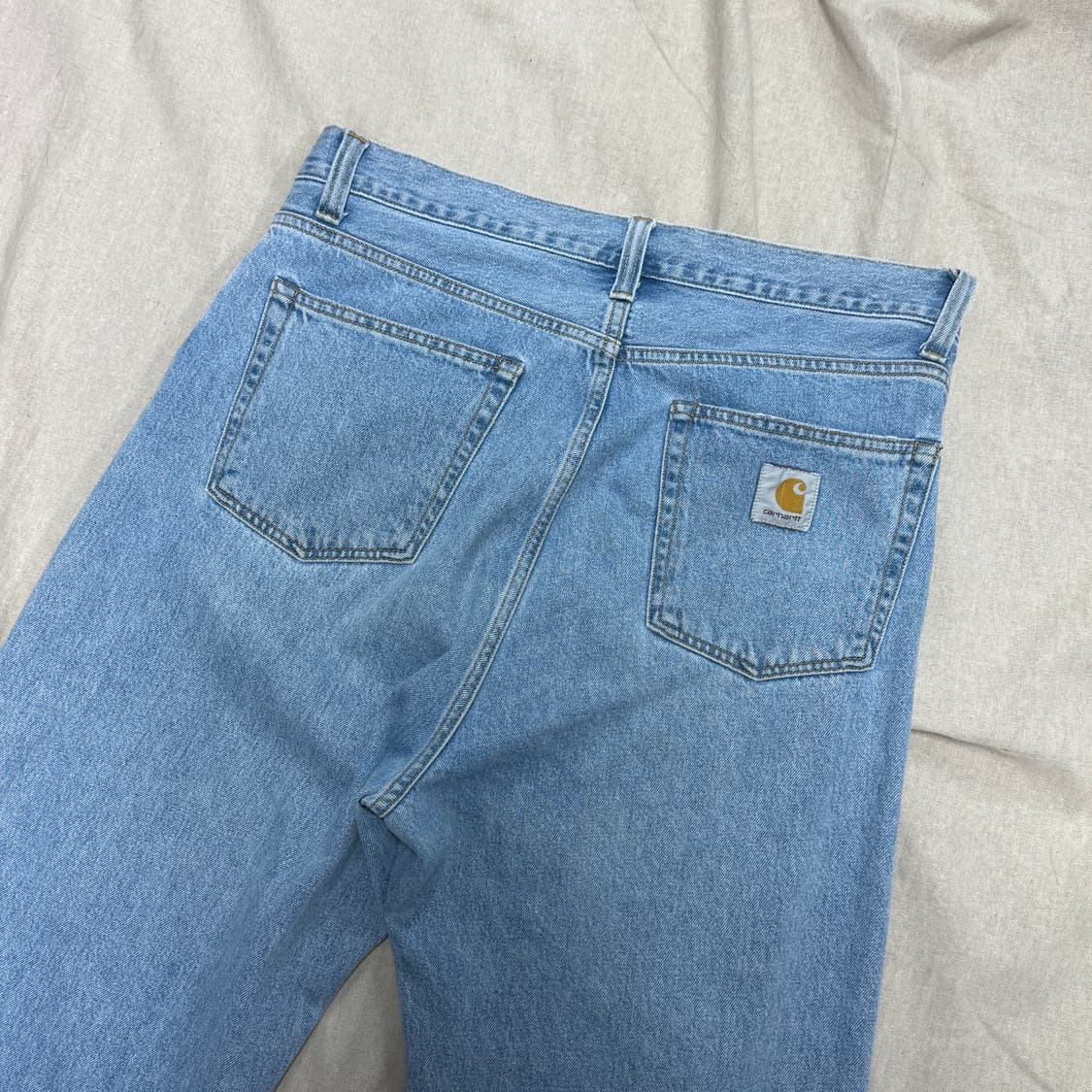 칼하트 포켓패치 중청 데님팬츠 32 상품이미지2