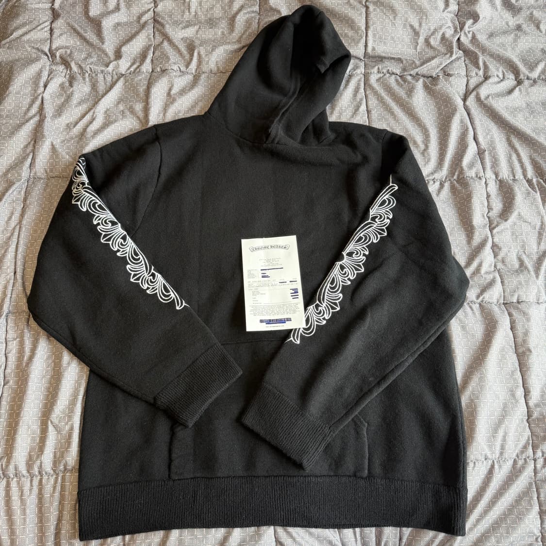 [새상품] 크롬하츠 캐시미어 플로랄 후드 XL 상품이미지1