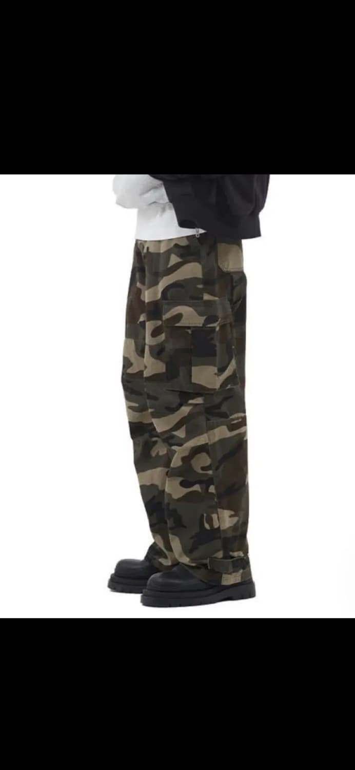 애드리엘로스 유틸리티 와이드 카고 카모팬츠 L size 새상품 상품이미지2