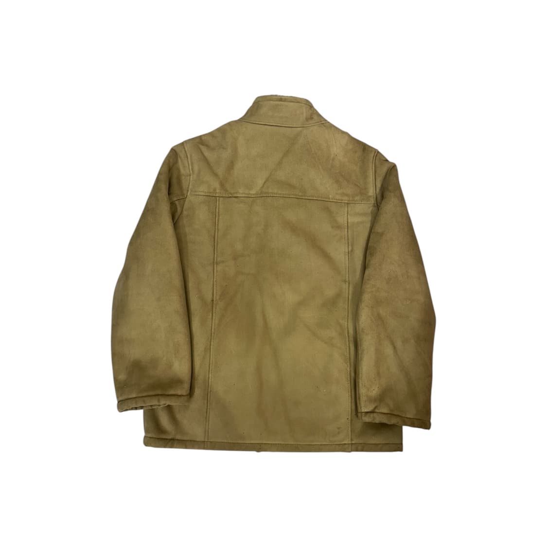 90s 빈티지 베이지 스웨이드 기모 바시티 자켓 M 상품이미지5