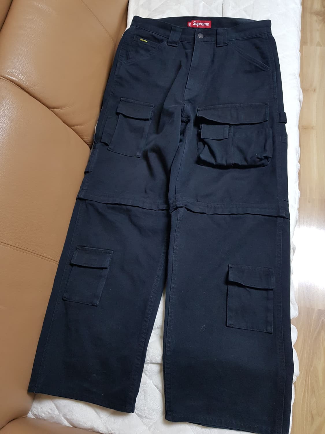 슈프림 집 오프 유틸리티 카고 팬츠 블랙 25FW 상품이미지1