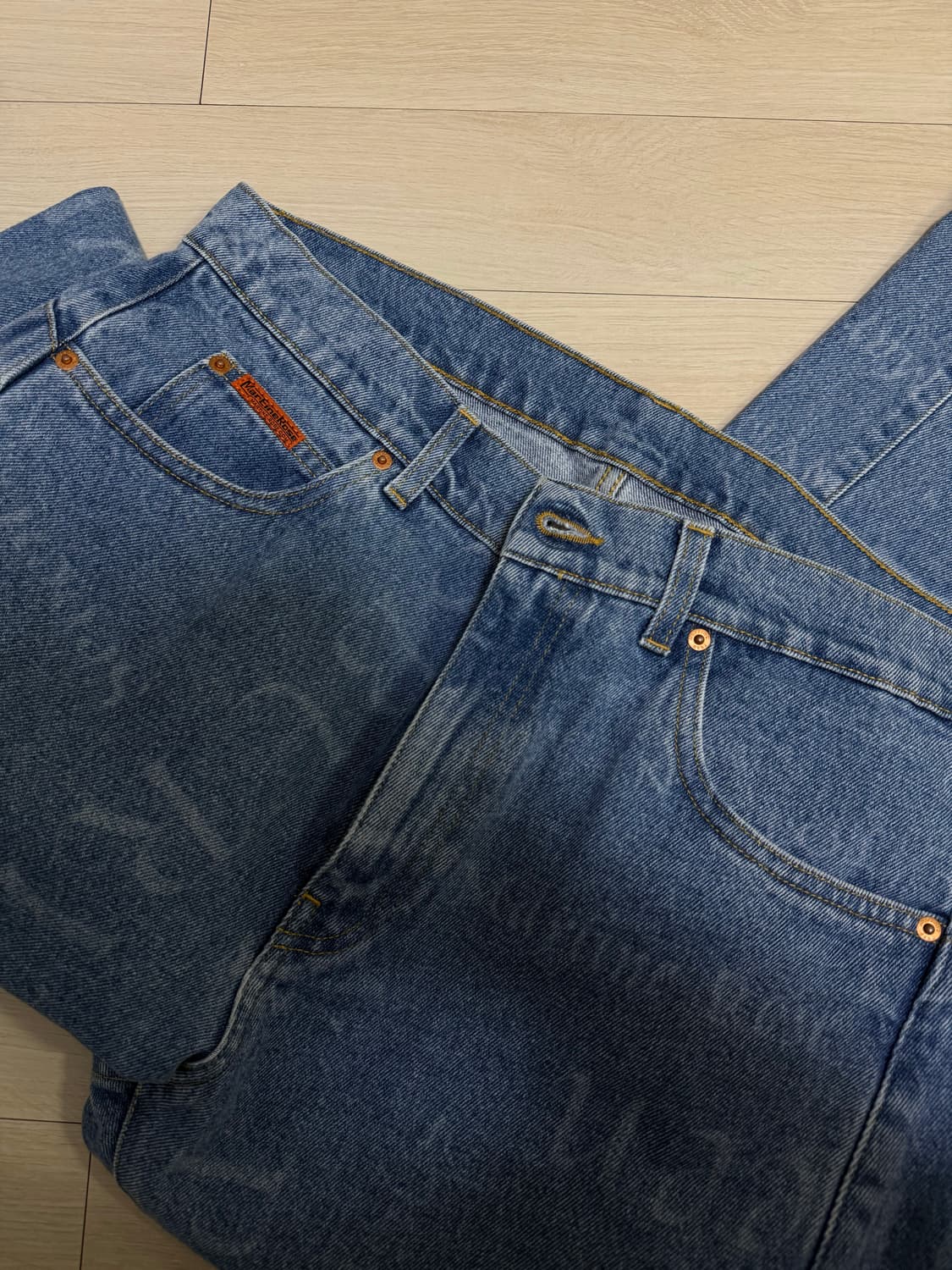 마틴로즈 프린트 데님 L 새상품 상품이미지1