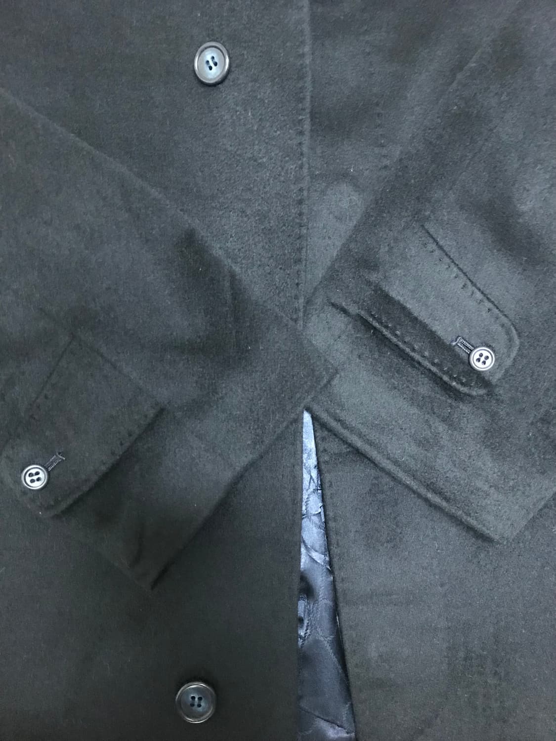 일본 빈티지 캐시미어 롱 코트 상품이미지4