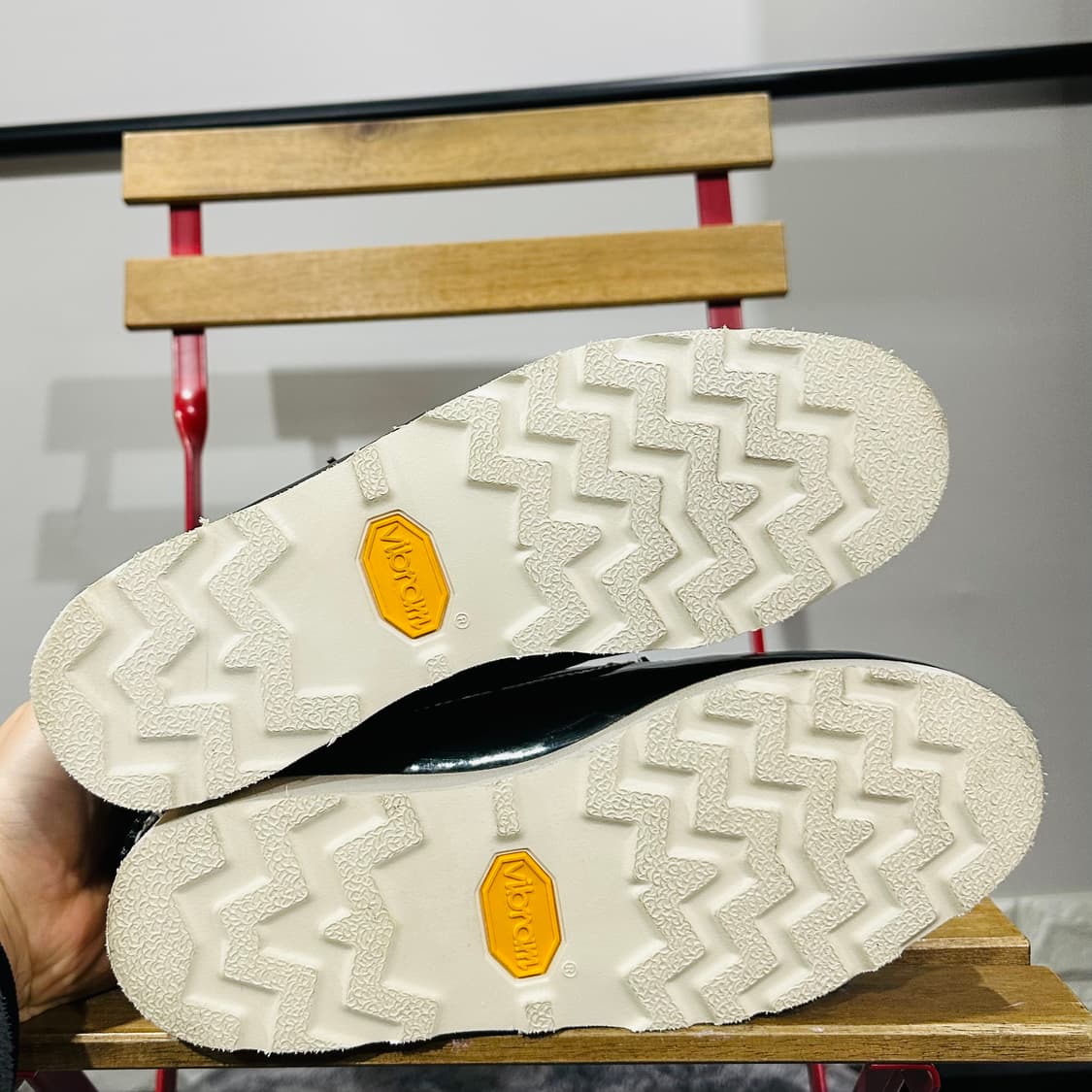 270) 카시나 x 팀버랜드 보트화 3 아이 웨지 비브람 다크 그린 상품이미지6