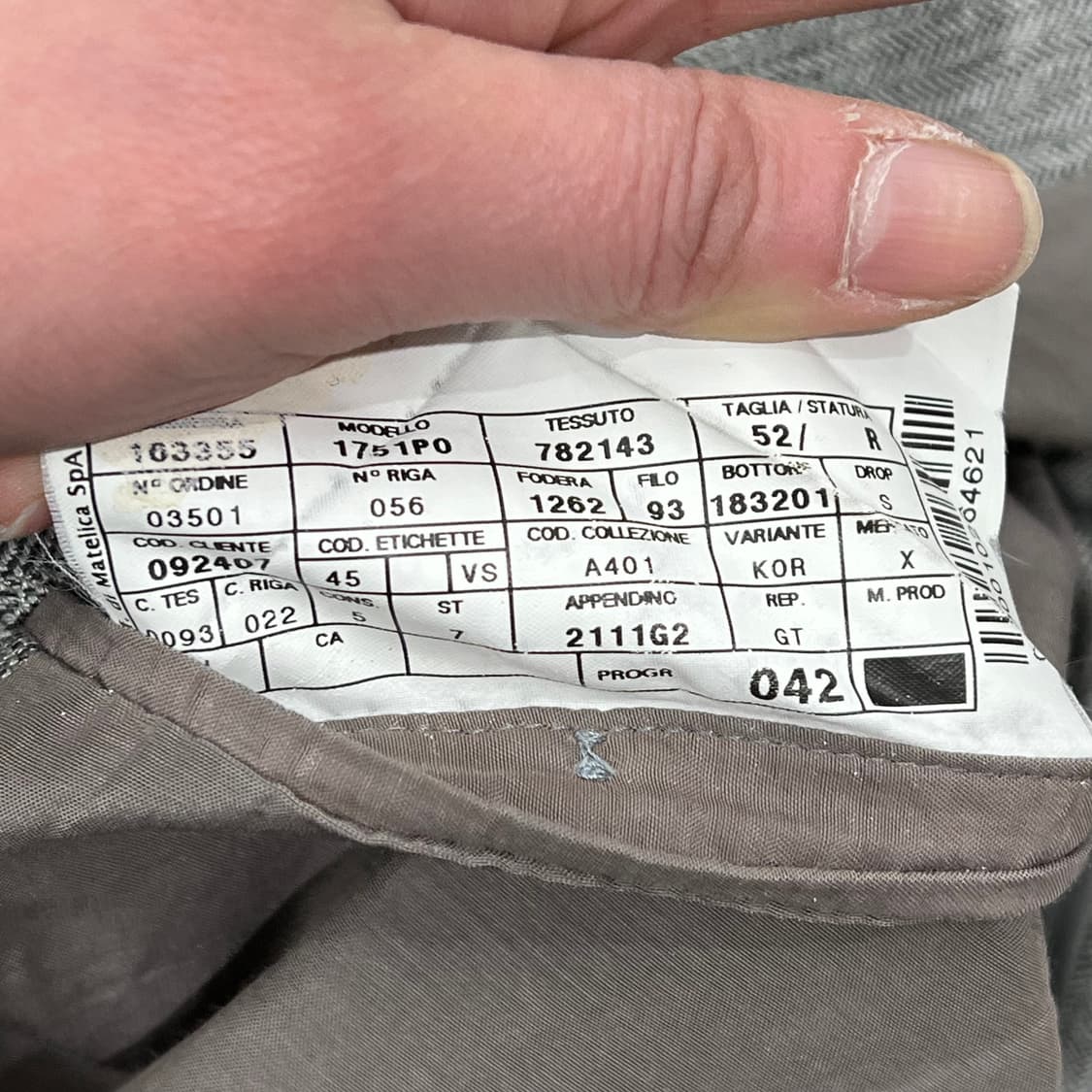 아르마니꼴레지오니 린넨 블레이저 s09883 상품이미지7