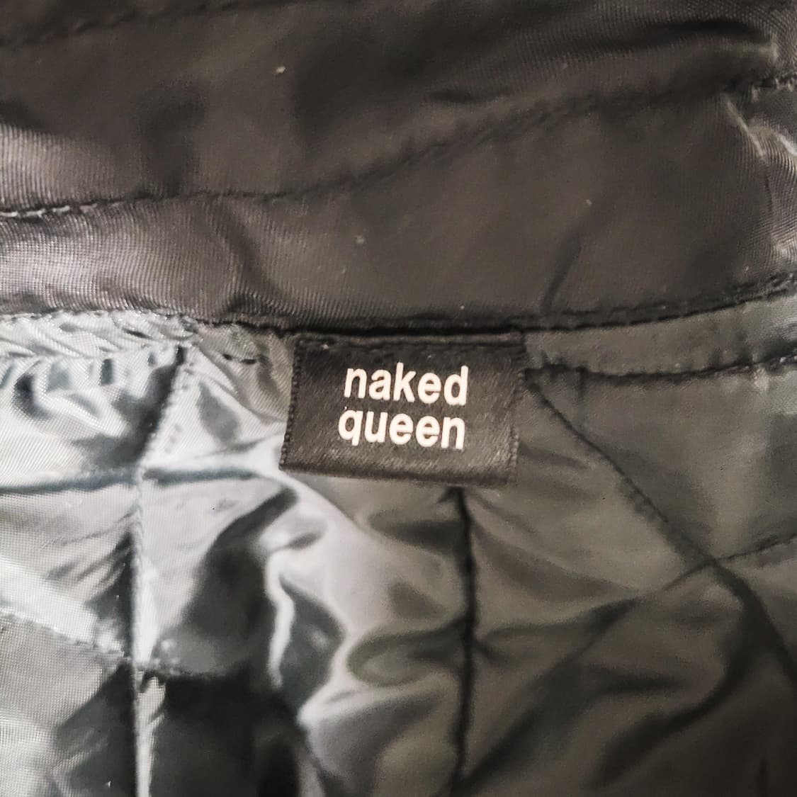 00s naked queen Duffle Hooded Long Coat 상품이미지8