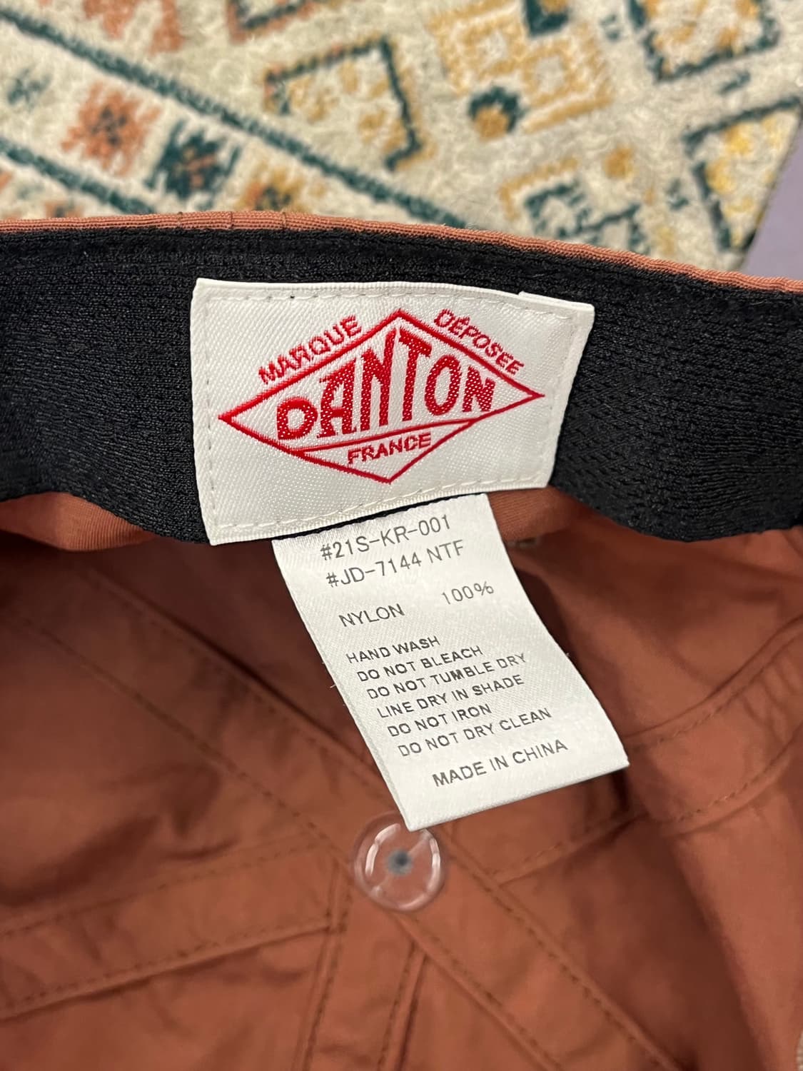 단톤 나일론 볼캡 브릭 오렌지 #csz3439 상품이미지2