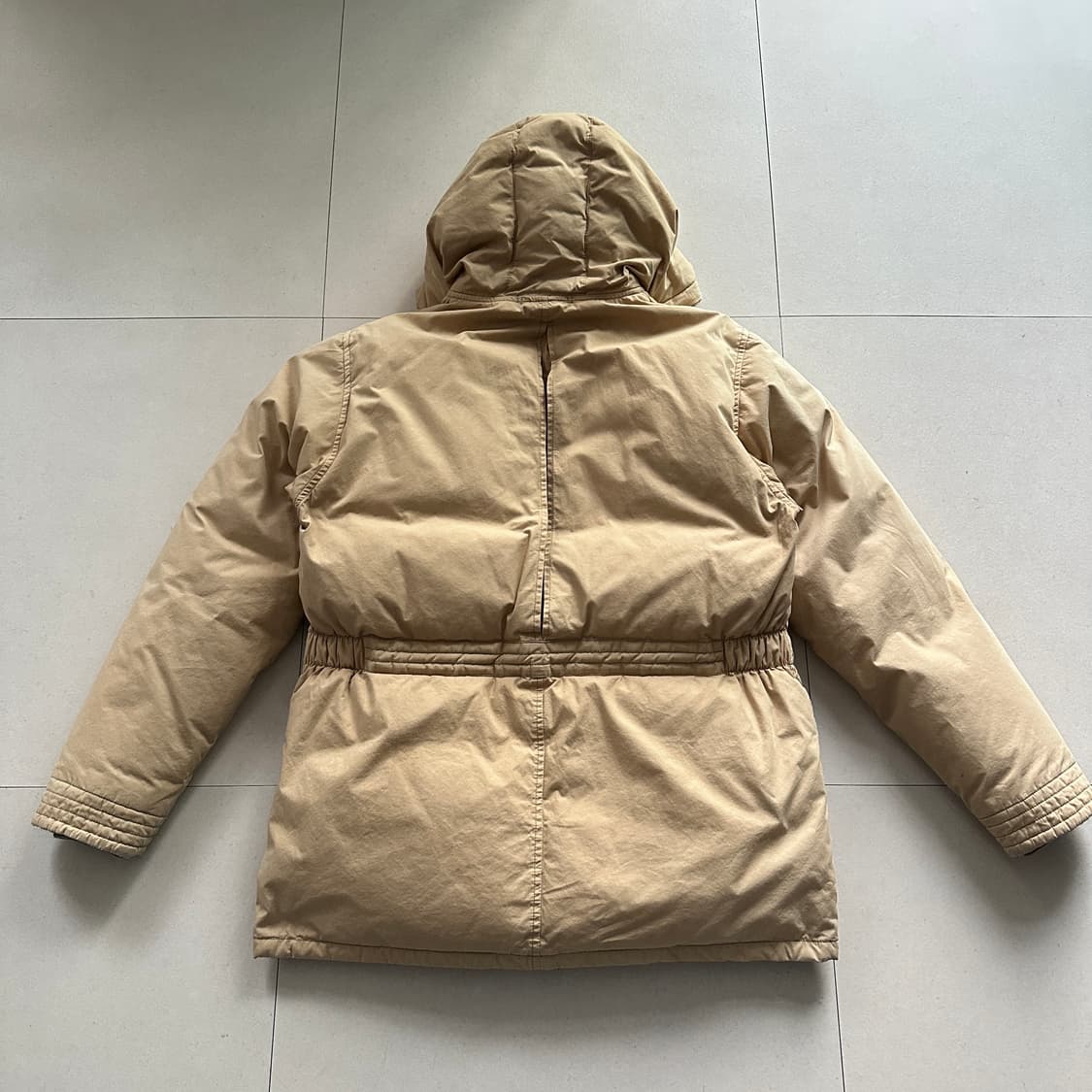 네이버후드 MIL 밀리터리 다운 파카 베이지 XL  상품이미지7