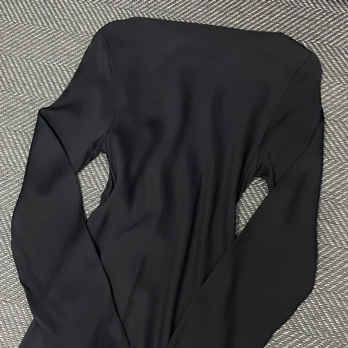 블랙 트임 원피스 v0143 상품이미지4