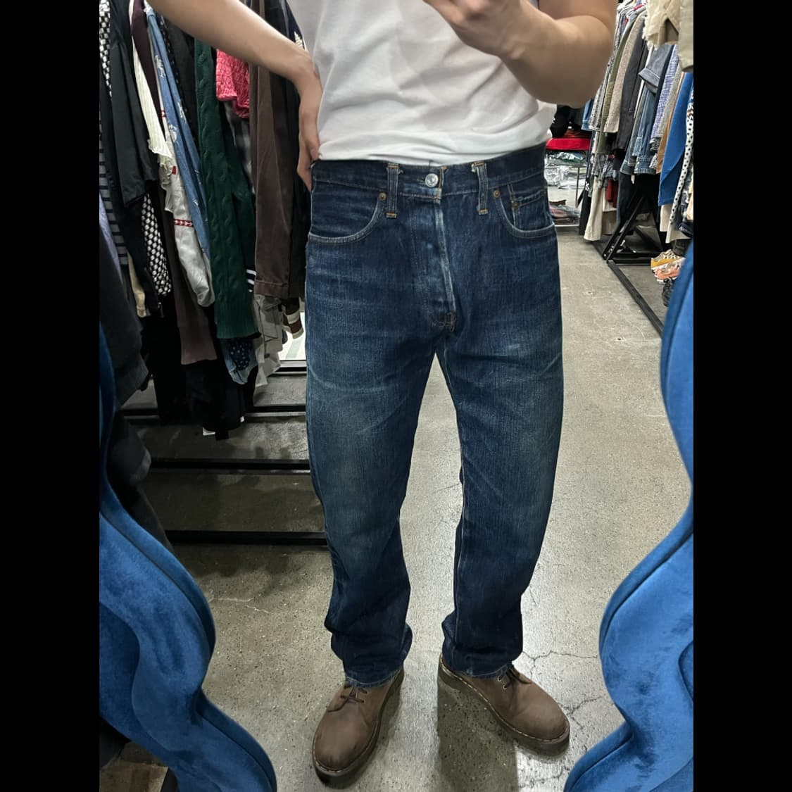 DENIME 드님 셀비지 데님 팬츠 Made in JAPAN (32) 상품이미지2