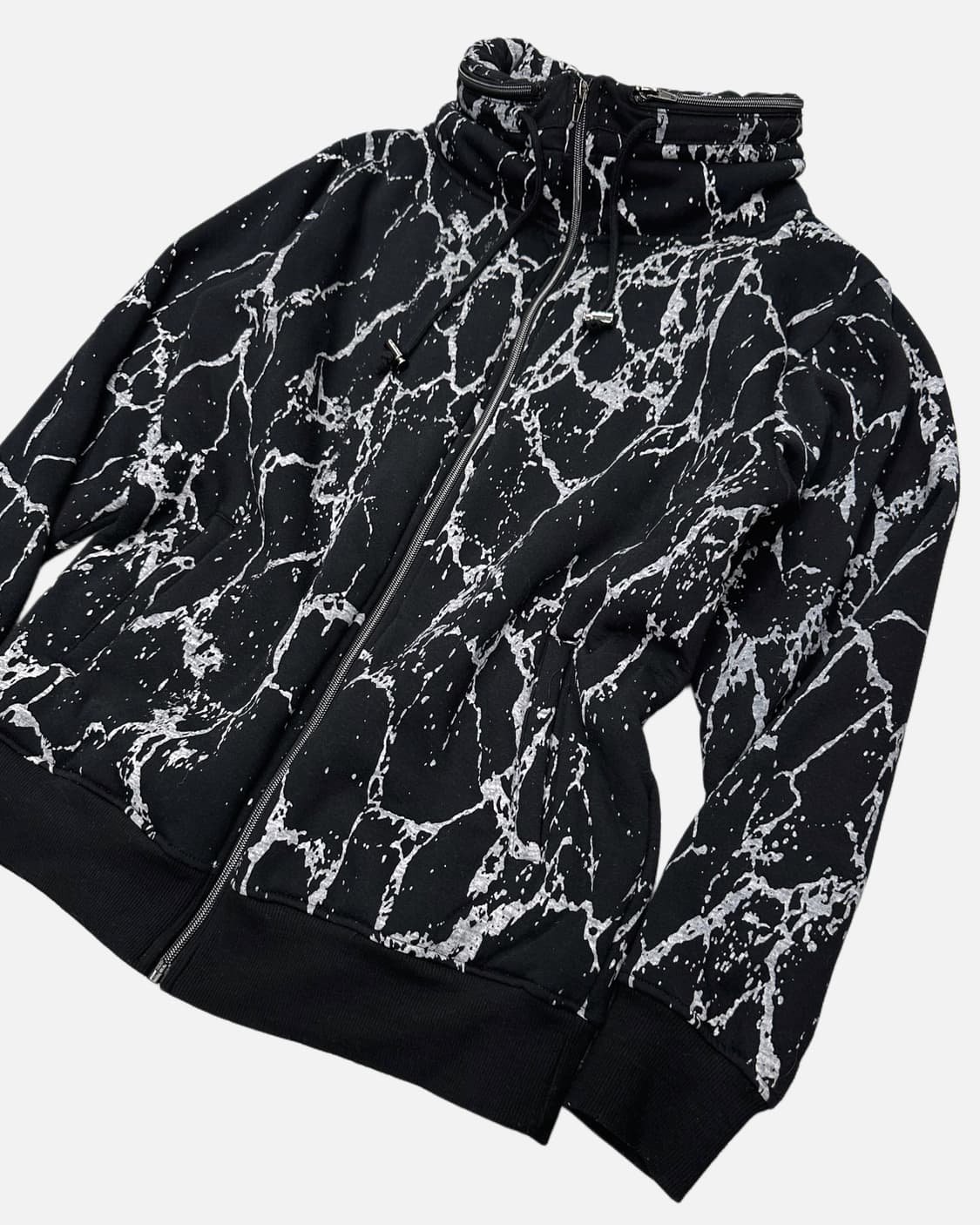 BEAUMERE grunge pattern high-nekc jacket 상품이미지2