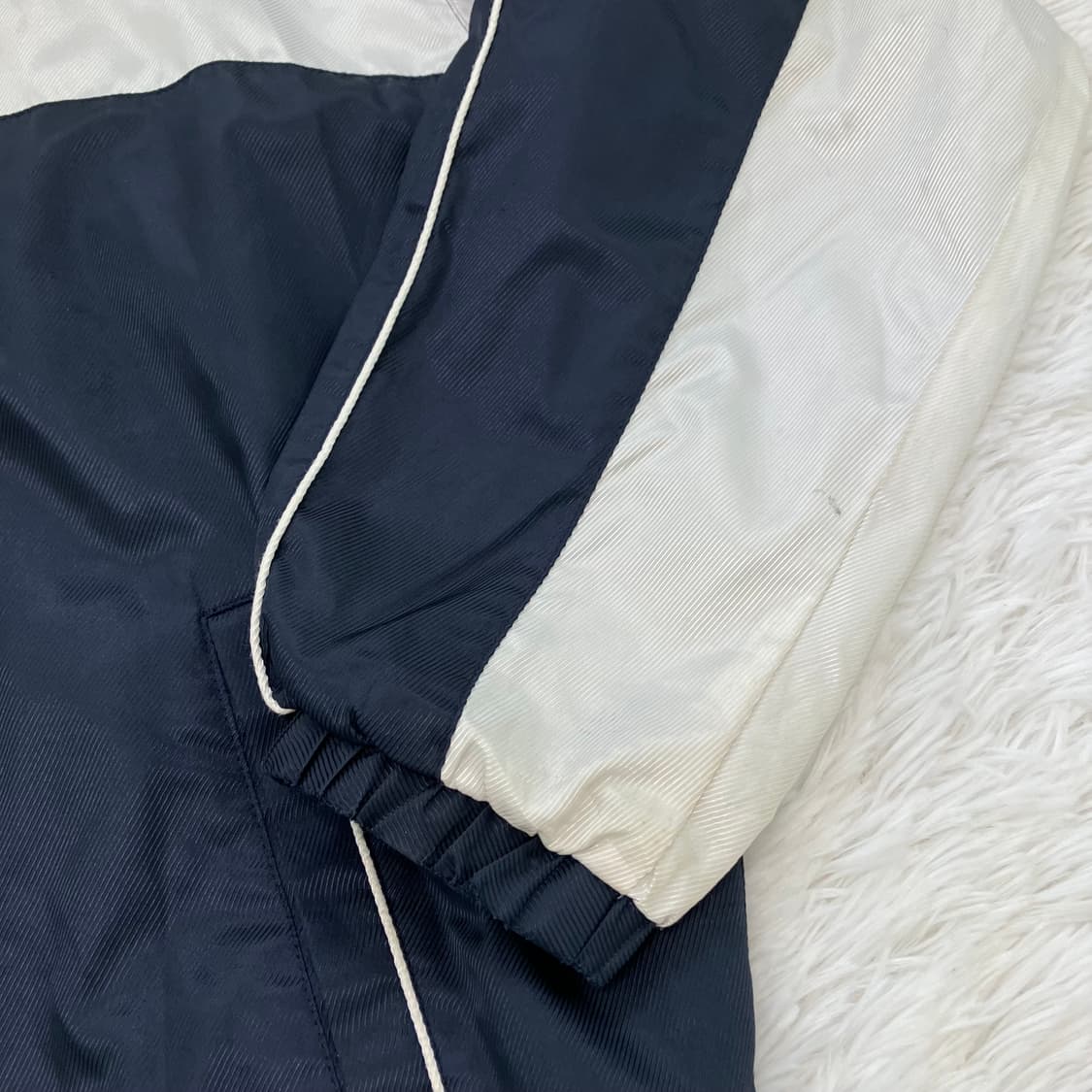 빈티지 챔피언 네이비 실버 바람막이 852 y2k 스트릿 모리 갸루 일본 상품이미지7