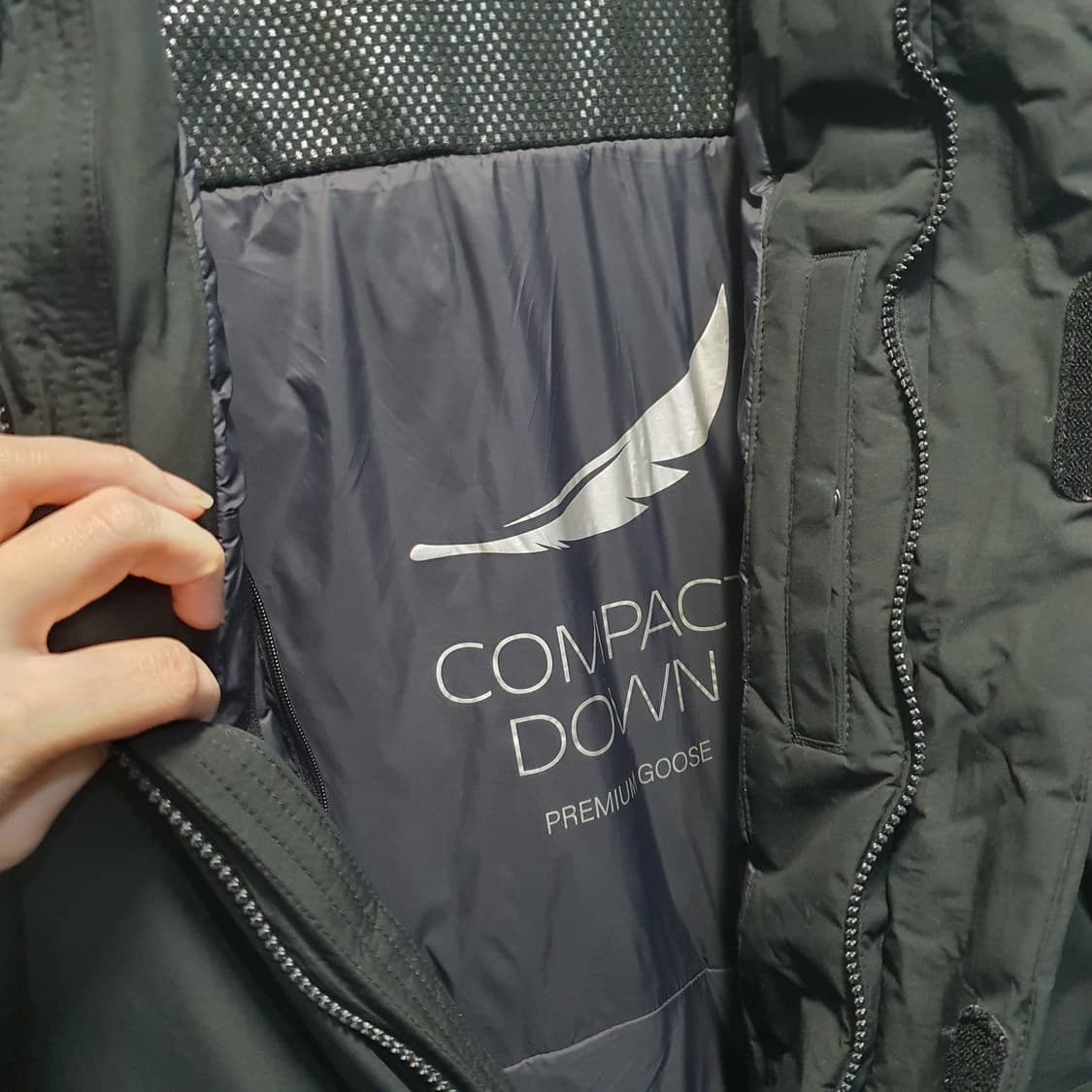 블랙야크 남성 구스다운 롱 패딩  상품이미지5