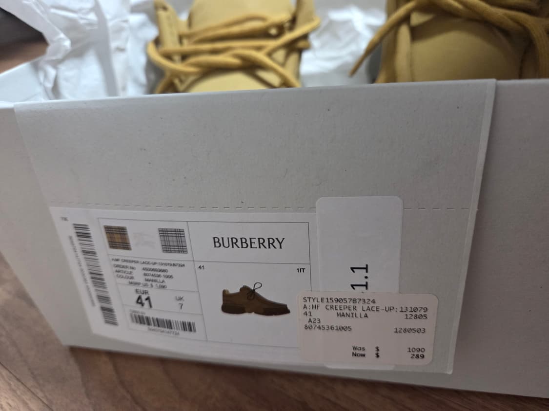 [41] 버버리 누벅 크리퍼 상품이미지2