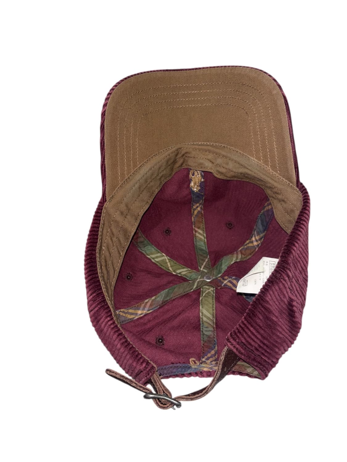 폴로 랄프로렌 버건디 코듀로이 볼캡 상품이미지8