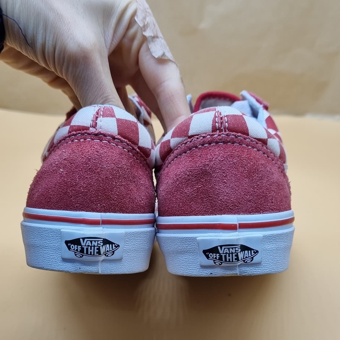 반스 체커보드 여성스니커즈235  상품이미지4