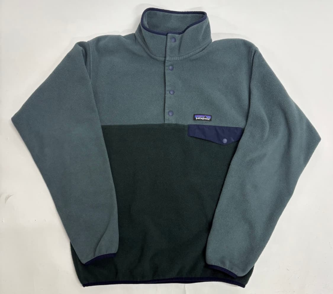 빈티지 파타고니아 신칠라 스냅티 다크그린 M 상품이미지1