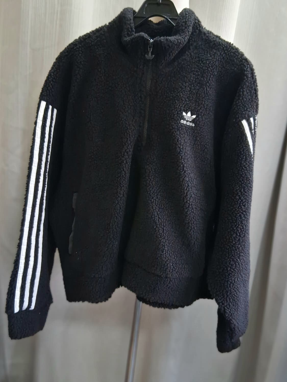 아디다스 보아 플리스 하프집업 블랙 XL 상품이미지4